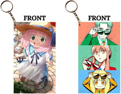 Hariyaali Enterprises LLP Spy X Family ANYA DOLL COSPLAY OR REAL Unique Style 2 pcs Combo Key Chain