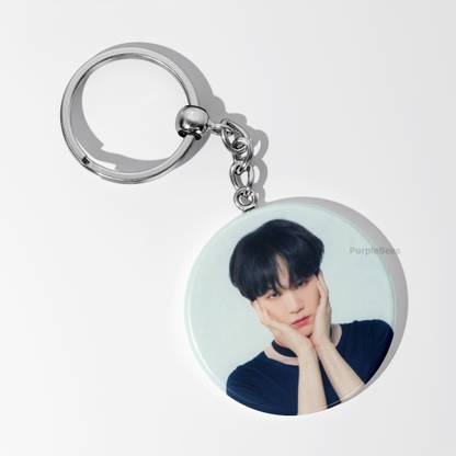 PurpleBees BTS suga hands KEYCHAIN |BTS k-pop fan merch gift | Metal 58mm | Key Chain