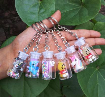 DIV PACK 06 KEY CHAIN Glass toy Key Chain