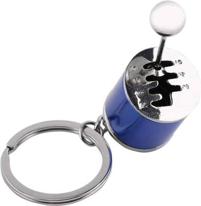 ingenious-gadgets ,Car Gear Box Keychain, 6 Speed Manual Car-Styling Gear Knob Shift Gearbox Key Chain