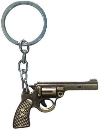 NSV Revolver Gun Pistol Metal Keychain Key Chain