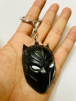 Next Gen Keychains Vakanda Forever Black Panther Avengers Face premium metal keychain Key Chain