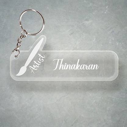 SY Gifts D2 Artist Keychain With Thinakaran Name Key Chain