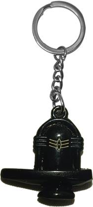 FRONTEX Lord Shiva Lingam With Third Eye | Dual Side View | Black Color Key Chain