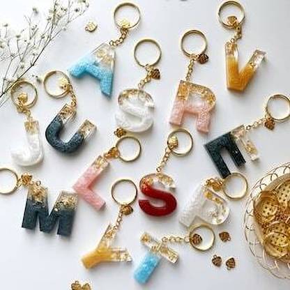 KRISHNA A 2 Z Keychain Pendant English Alphabet Letter Pendant Key Chain