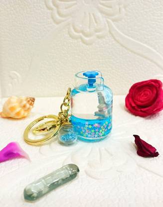 Magic of Gifts Unicorn tumbler design Glitter Floating Keychain | car Fancy Keyring Key Chain