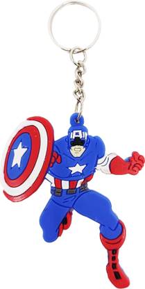 MM Rubber Captain America Keychain Key Chain Price in India - Buy MM ...
