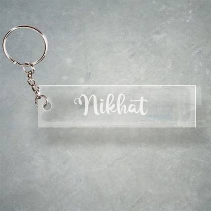 SY Gifts Nikhat T Name Keychain F1 4157 Key Chain