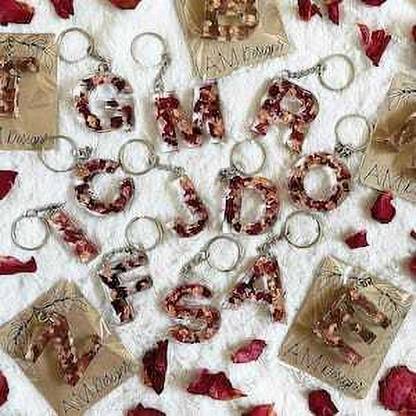 KRISHNA BULK Keychain Pendant English Alphabet Letter Pendant Key Chain