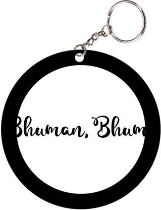 SY Gifts Bhuman, Bhumi Name Black Keychain Key Chain