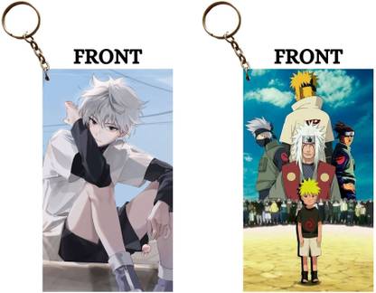Hariyaali Enterprises LLP KILLUA KILLER POSE X SUPPORTERS OF NARUTO Unique Style 2 pcs Combo Key Chain