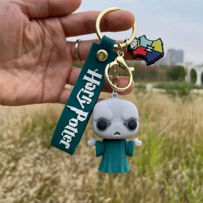 Mubco Harry Potter Lord Voldemort 3D Keychain | Strap Charm & Hook | Cartoon Model Toy Key Chain