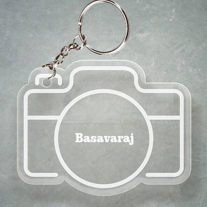 SY Gifts 1 Basavaraj Name Keychain With Camera Design Key Chain