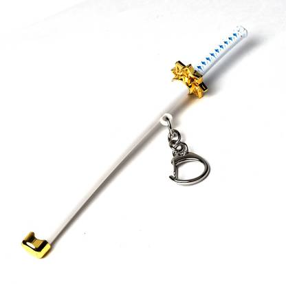 Daiyamondo Roronoa Zoro Sword Wado Ichimonji With Scabbard Keychain One Piece Keychain Key Chain