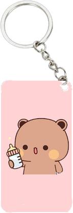 Shubham designer gallery Babu and dadu Rectangle key chain 4 - 01 Key Chain