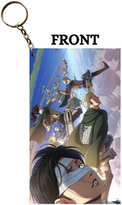 Hariyaali Enterprises LLP Attack on Titan LEVI WITH THE TEAM Key Chain