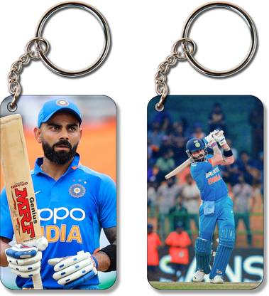Ourrble 2 Combo Chabi Ring Virat Key chains for Cricket Fans, for Bike, Bags, Car Key Chain