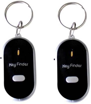 SRS Keychain Sound LED With Claps Whistle Key Finder (Pack of 2) Key Chain