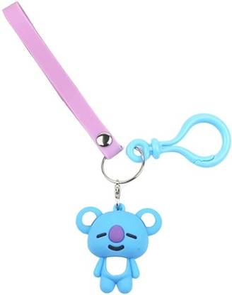 Funfob BT21 Koya Keychain with Hook & Strap (Koya With Hook) Key Chain