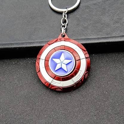 Mr. Auen 360 Degree Revolving Spinning Keyrings Metal Fidget Spinner Keychain Key Chain
