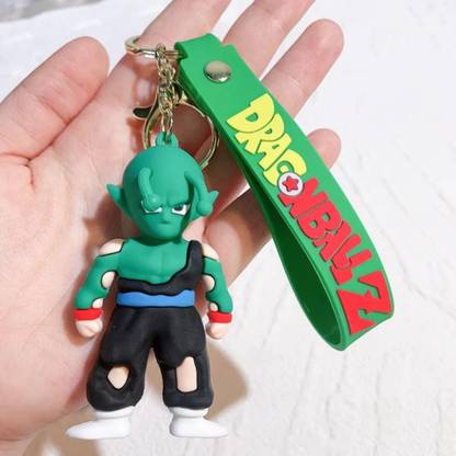 Mubco Dragon Ball Z Piccolo 3D Keychain | Strap Charm & Hook |Anime Cartoon Model Gift Key Chain