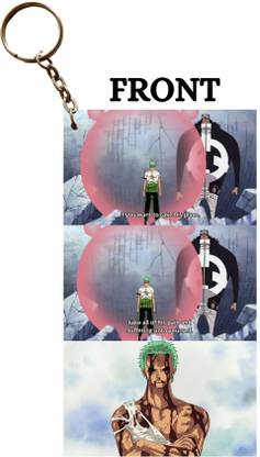 Hariyaali Enterprises LLP One Piece KUMA'S ENTRY, ZORO'S SACRIFICE Key Chain