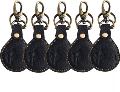 HAWAI Leather Keychain Loop with Belt Key Holder Key Chain