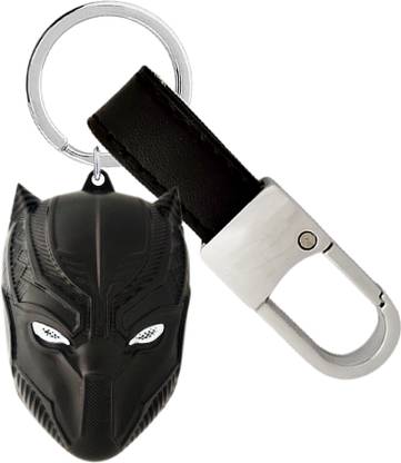KYP Fashion Panther Face Mask Marvel Avengers Superhero Car Bike Pendant Keyring Key Chain