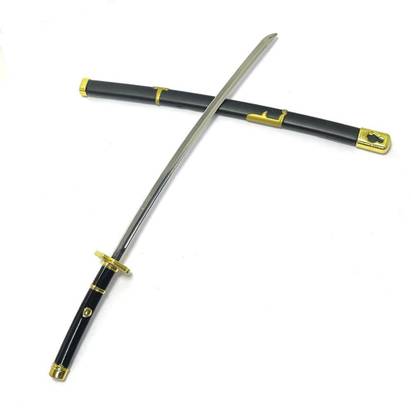 Mubco One Piece Roronoa Zoro Yubashiri Katana Sword | Showpiece Anime Sword Toy Gift Key Chain