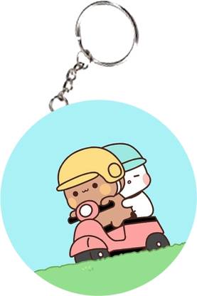 oll in one destination Bubu dudu Round keychain 9 Key Chain