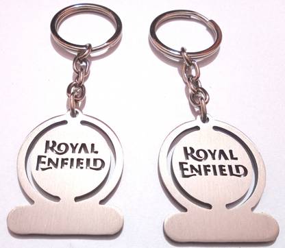 ROYAL ENFIELD RE Bullet Bike Metal Keychain pack of 2 Key Chain