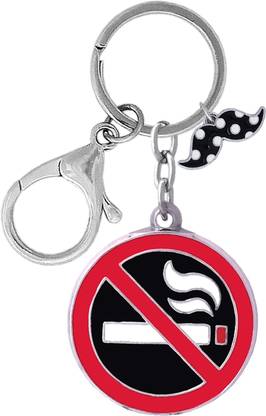 MGP FASHION No Smoking Signs Smoking is injurious to health Keyring Mooch Pendant Key Chain