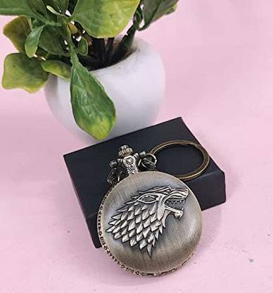 AMANVANI Men's and Women's Classy Game of Thrones House Stark Keychain Key Chain