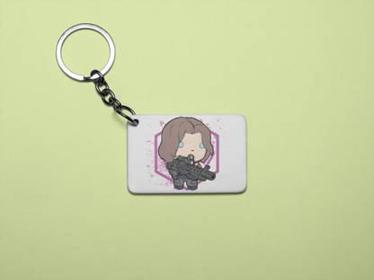 REVAMAN Bucky - Printed acrylic animated Keychain(Pack Of 2) Key Chain