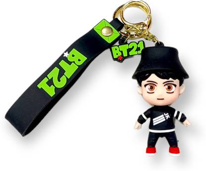 The shopping tunnel BTS BT21 STAR JUNGCOOK 7CM K-POP LOVER FOR GIRLS & BOYS KEYCHAIN Key Chain