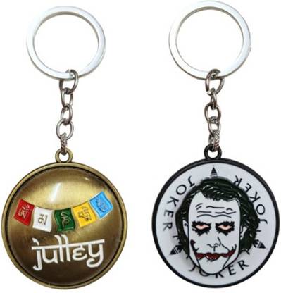 PEARLISH Joker & Leh & Ladakh 360 Degree Rotating Keychain Key Chain
