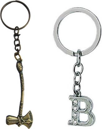 Newview B Alphabet Avengers Thor Stormbreaker Axe Keychain Key Chain