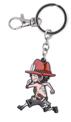 ComicSense One Piece Anime Keychain Fire Fist Anime Accessories Collectible Key Chain