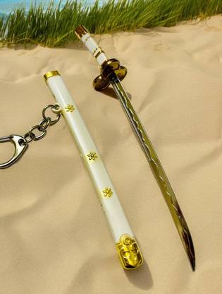 gtrp UNSHARPED Metal KATANA Keychain with cover - Multicolor Code59 Key Chain