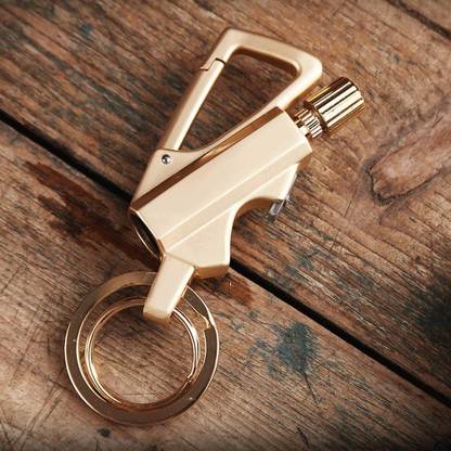 ASTOUND Flint Fire Starter Petrol Type Pocket Size Lighter-Gold Pocket Lighter