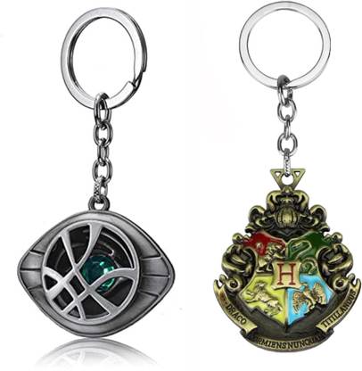 ShopTop Harry Potter silver Hogwarts keyring Key Chain