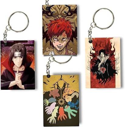 Keycharm Anime Printed Keychain For Bike, Scooty, Car, Acrylic Keyholder-13 Key Chain