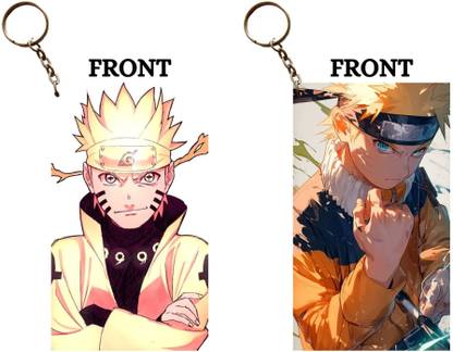 Hariyaali Enterprises LLP Naruto NARUTO SON OF YELLOW FLASH SHINING Unique Style 2 pcs Combo Key Chain