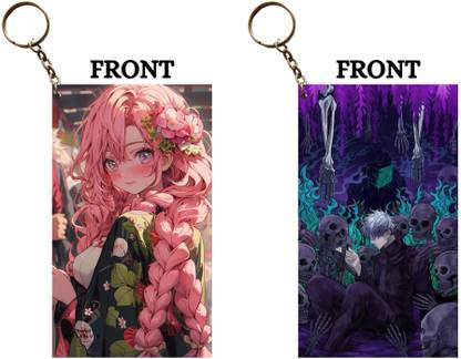 Hariyaali Enterprises LLP MITSURI NICE BRAIDS X GOJO IN THE PRISON REALM Unique Style 2 pcs Combo Key Chain