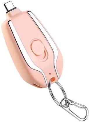 Sayfi Portable Emergency Key Chain Power Bank Mini 1500mah Fast Finger type Key Chain Key Chain