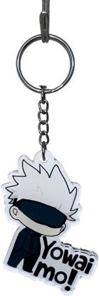Weeb Corner Jujutsu Kaisen Anime Gojo Satoru Premium Key Chain