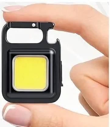 Niztech 500 Lumens Rechargeable Keychain Mini Flashlight with 4 Light Modes Key Chain