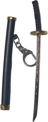 IDOLFIND Demon Slayer Tanjiro Black Hashira Katana Key Chain