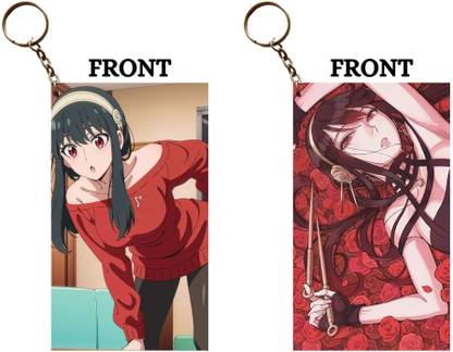 Hariyaali Enterprises LLP Spy X Family YOR FORGER PRETTY AND SEXY Unique Style 2 pcs Combo Key Chain