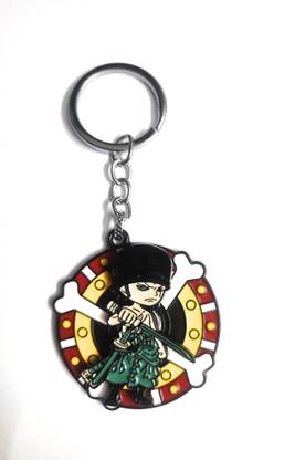Jainzon Anime Rotating Zoro keychain Key Chain